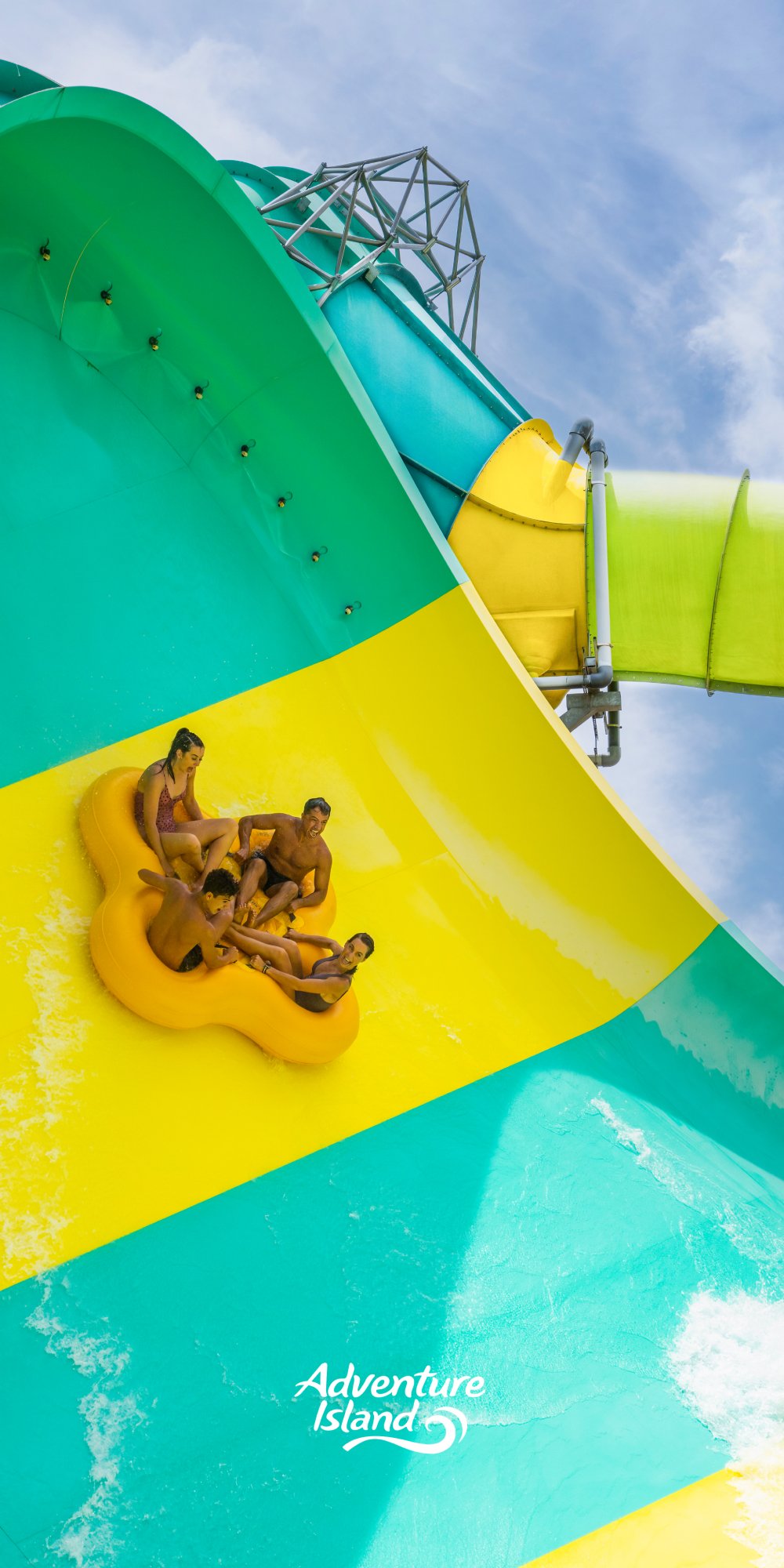 Beating the heat at Adventure Island Tampa Bay.