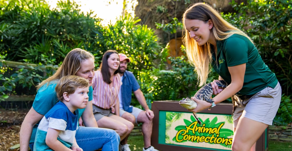 Animal Connections at Busch Gardens Tampa Bay.