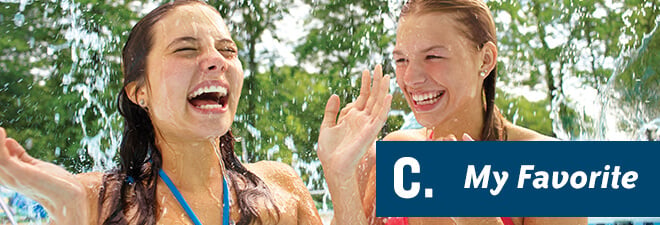 Water Country USA Quiz: Answer C - my favorite water slide
