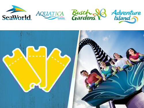 3 Park Tickets to Busch Gardens Tampa Bay