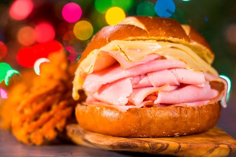 Pretzel Sandwich at Busch Gardens Tampa Bay