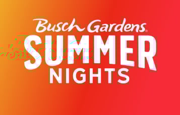 Stay Longer. Play Later! Summer Nights at Busch Gardens Tampa Bay.