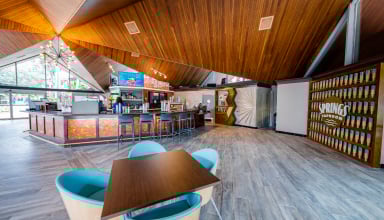 Springs Taproom rental area at Busch Gardens Tampa Bay.