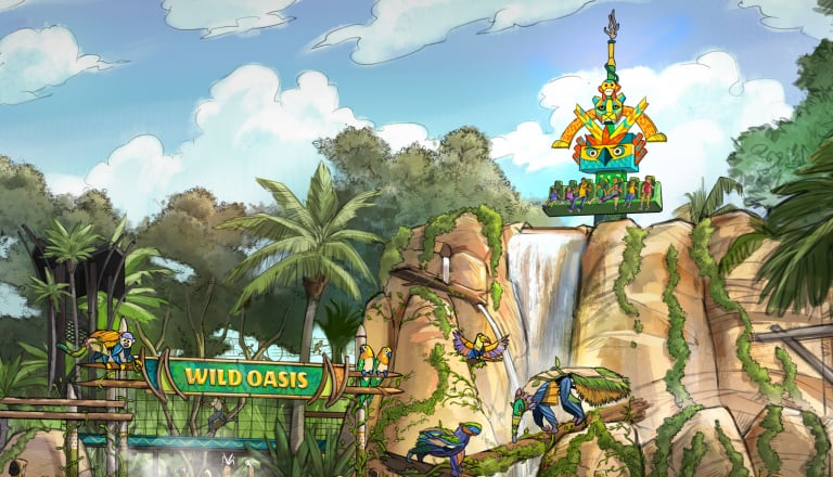 Wild Oasis play area at Busch Gardens Tampa Bay