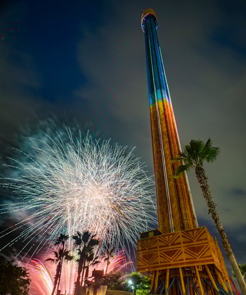 Fireworks with Falcon's Fury