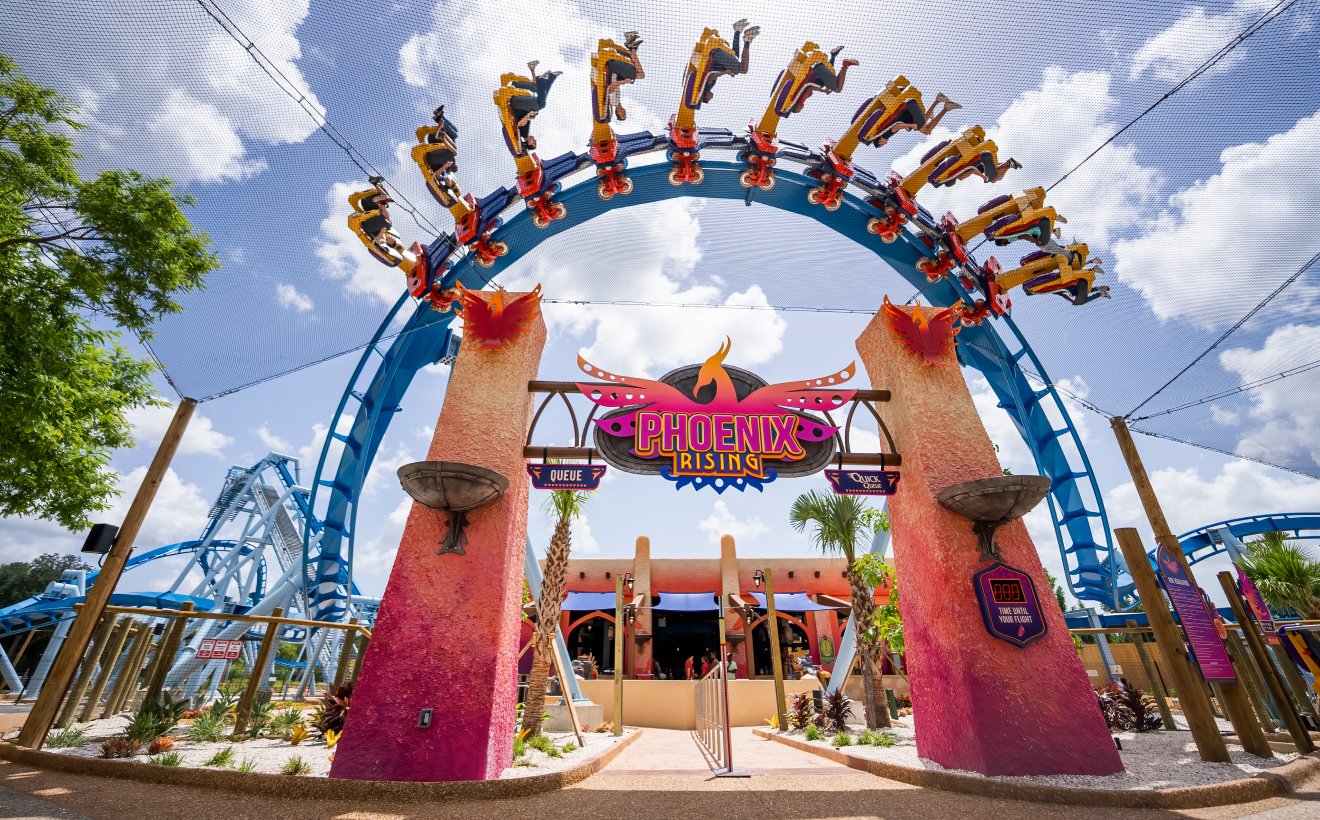 Phoenix Rising roller coaster