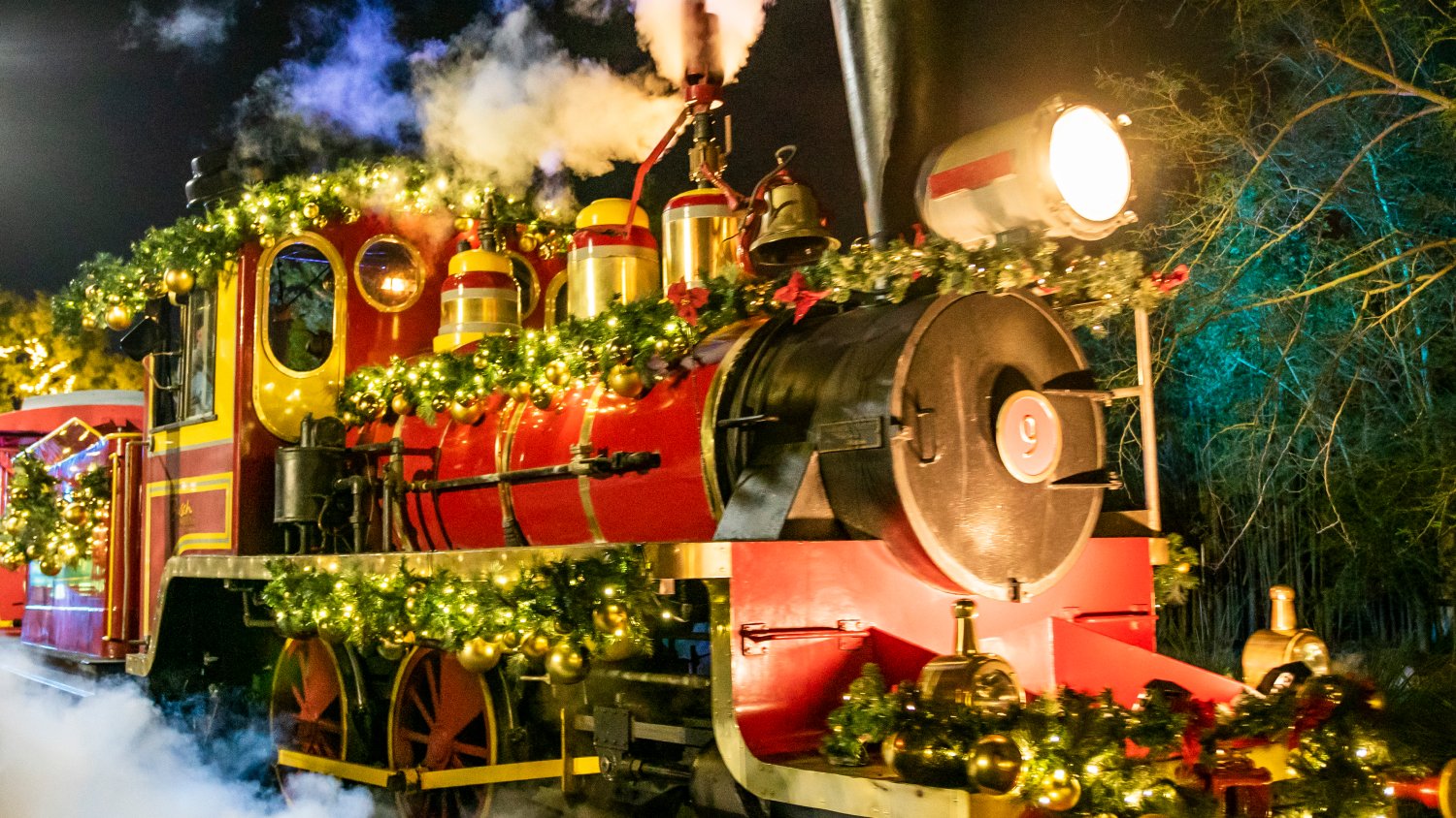 Busch Gardens Tampa Bay Christmas Town Train