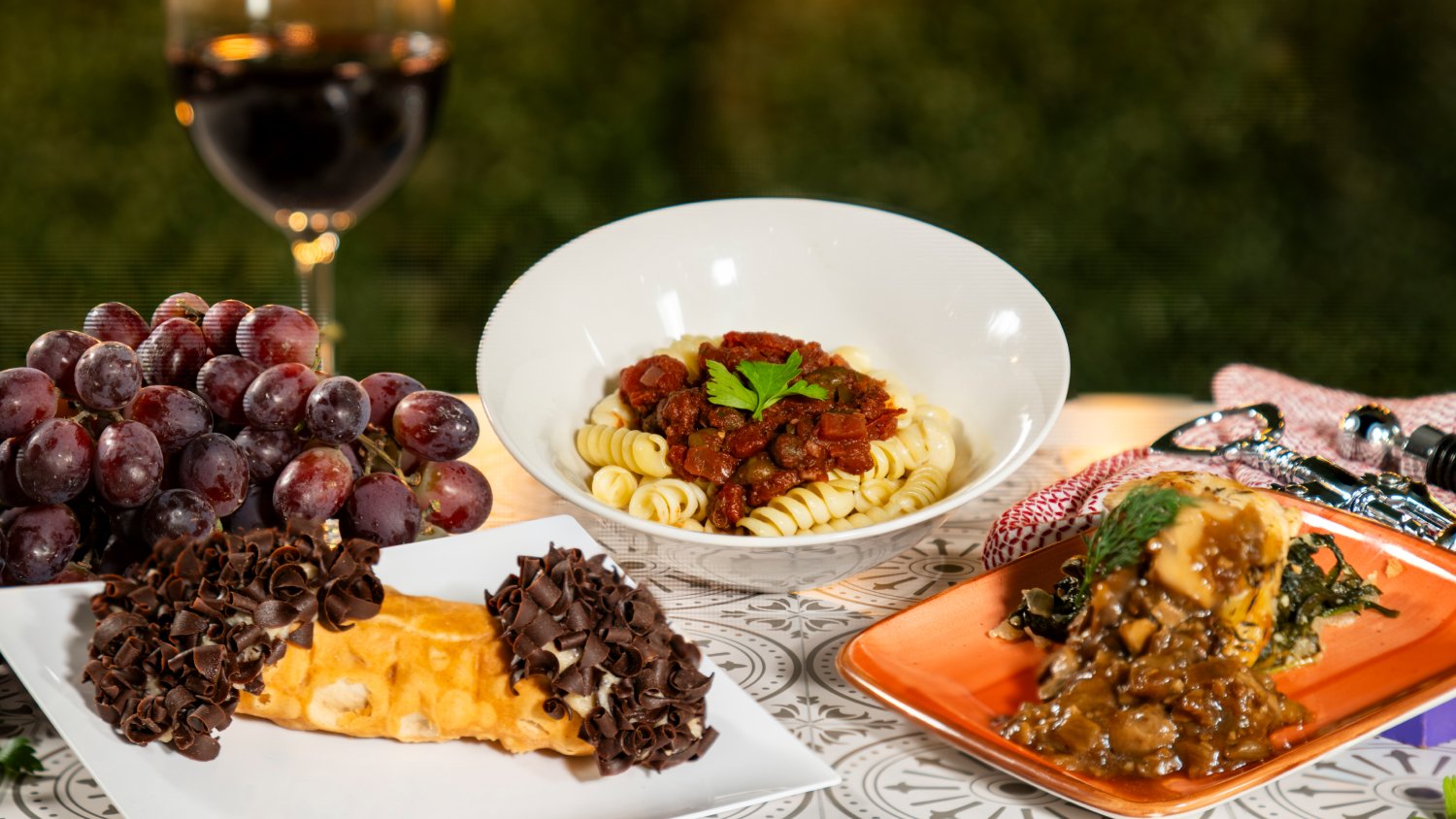 Italy Cabin food at Busch Gardens Tampa Bay Food & Wine Festival