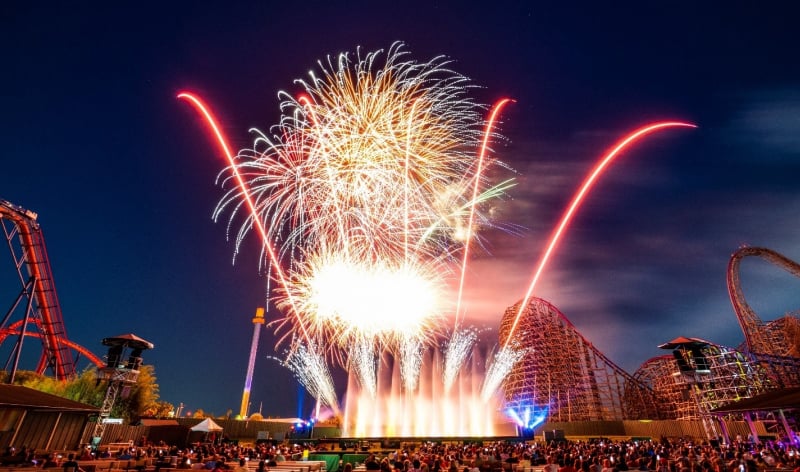 As the sun goes down, the party heats up at Busch Gardens Tampa Bay Summer Nights, a perfect end to Father's Day.