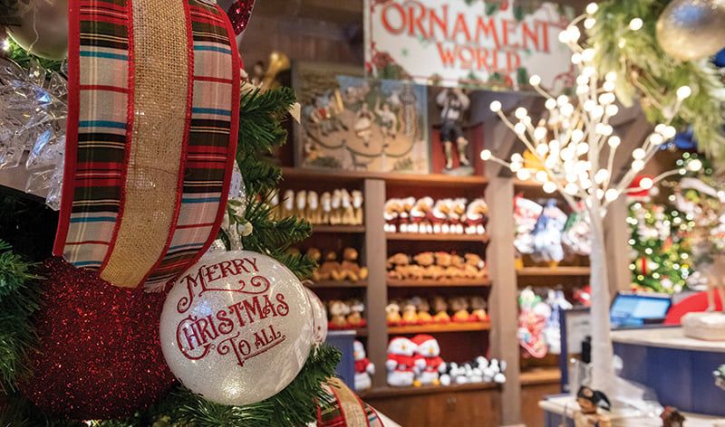Shopping at Busch Gardens Williamsburg Christmas Town