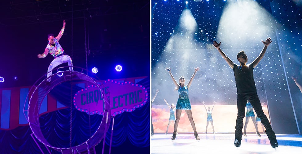 Cirque Electric and Turn It Up Shows