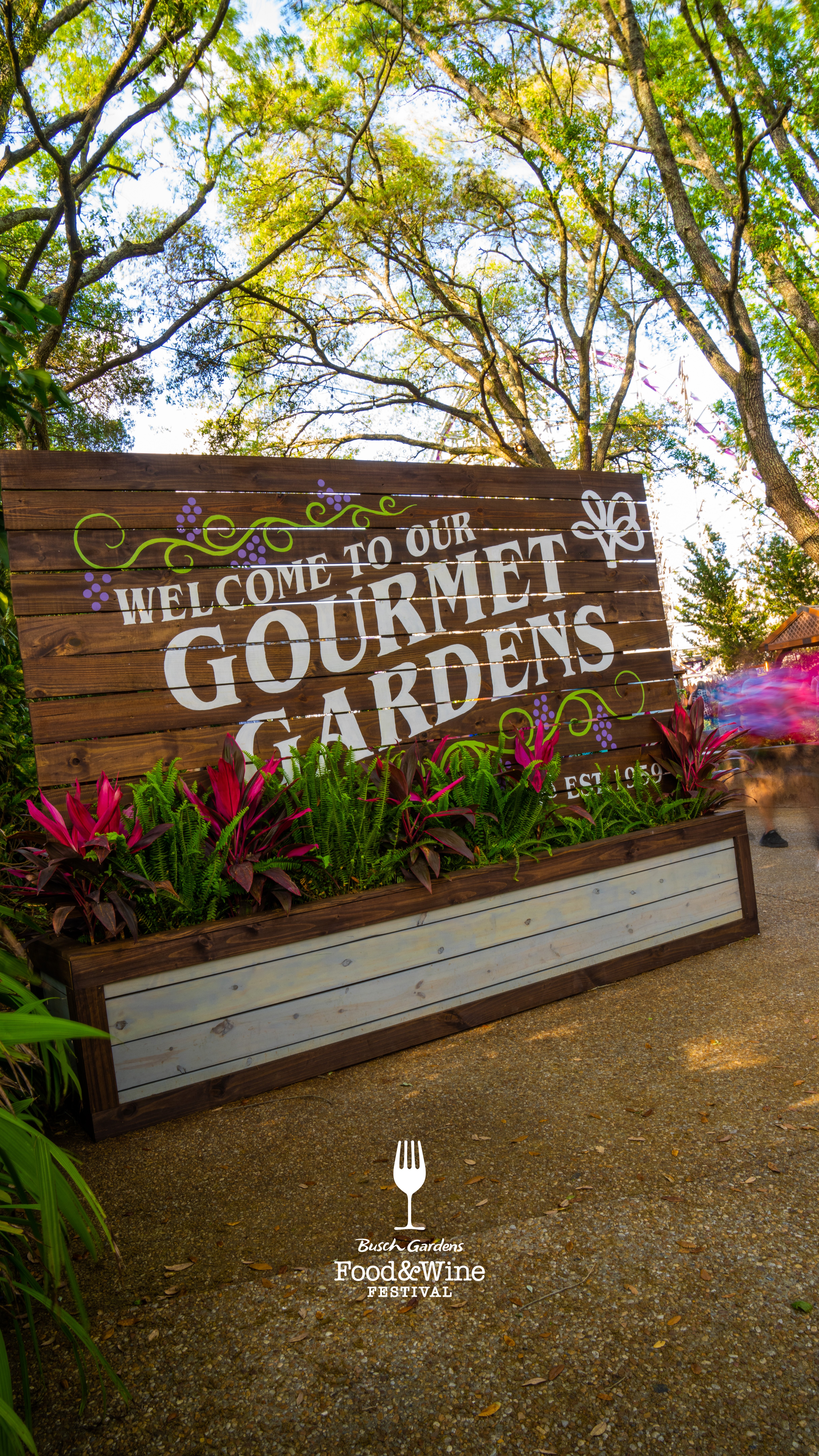 Busch Gardens Tampa Bay Food & Wine Festival 2023.