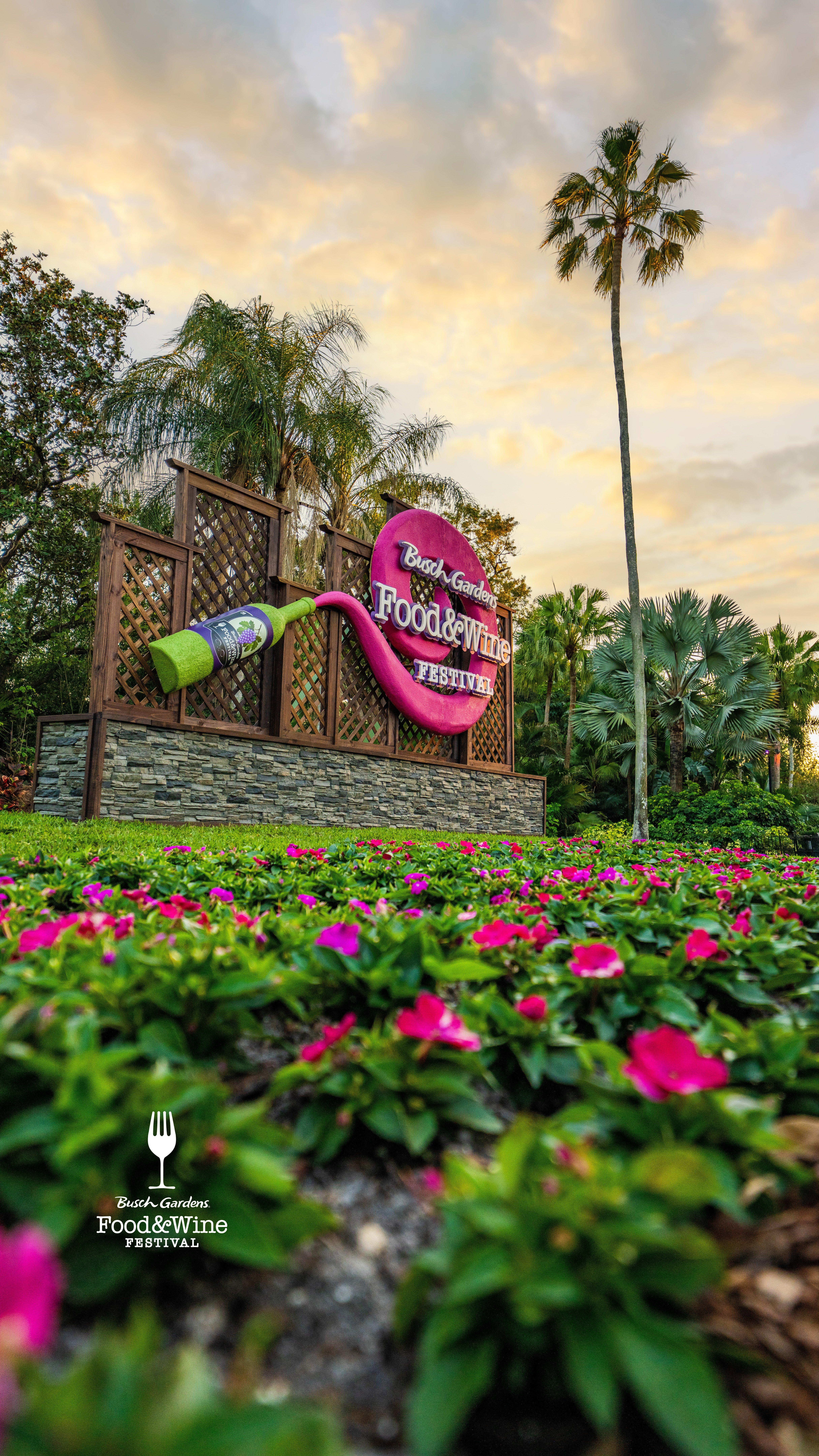 Busch Gardens Tampa Bay Food & Wine Festival 2023.