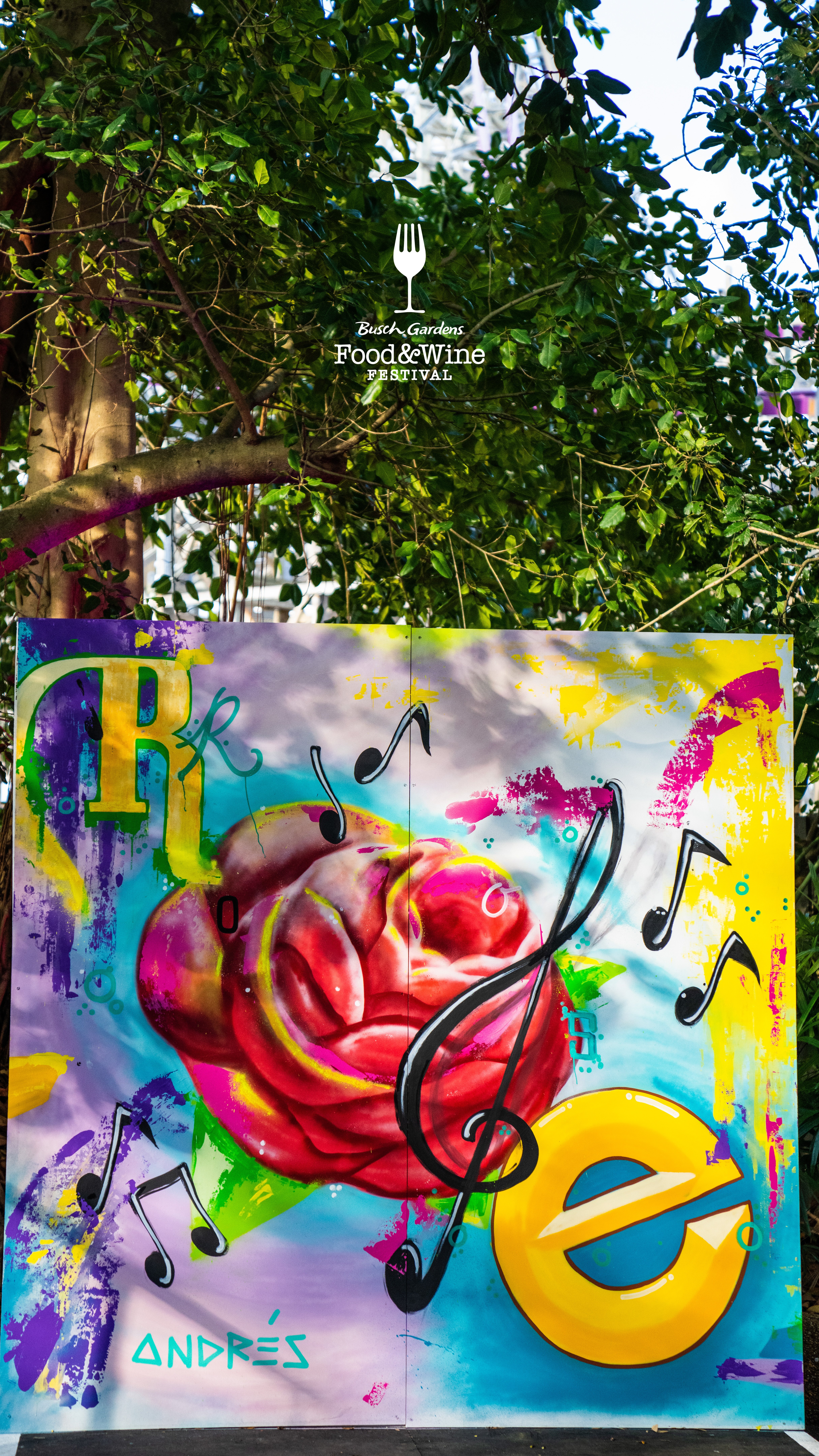 Busch Gardens Tampa Bay Food & Wine Festival 2023.