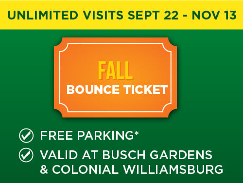 Busch Gardens Williamsburg Fall Bounce
