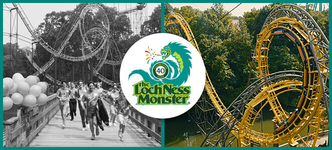 Loch Ness Monster 40th anniversary logo for blog