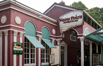 Traditional Italian fare, Asian and Mediterranean food converge in this market-style restaurant.