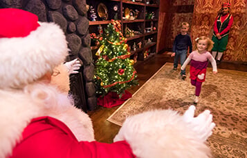 Where to see Santa during your visit to Busch Gardens Christmas Town in Virginia