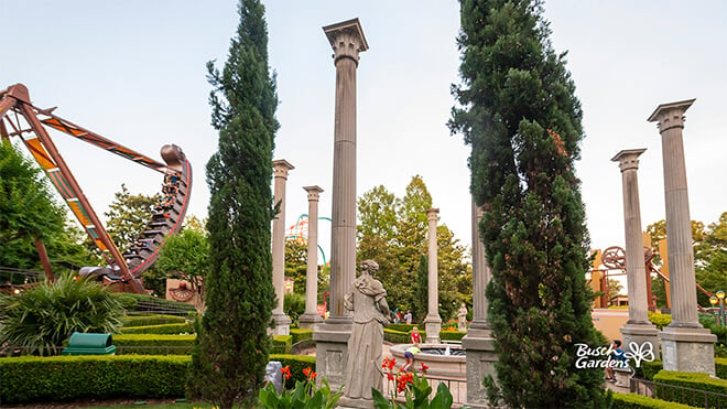 Italy Gardens Virtual Conferencing Background Preview
